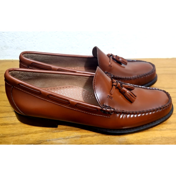 G.H. Bass Weejuns Lexington Loafers Men’s 12D Tassel Leather NEAR MINT - Picture 7 of 7